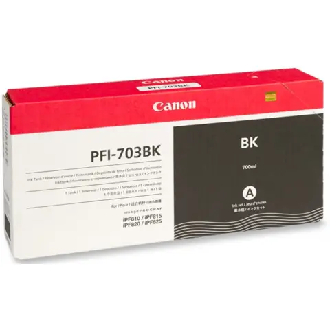 Oryginalny Tusz Black Canon PFI703BK, PFI-703BK (2963B001AA)